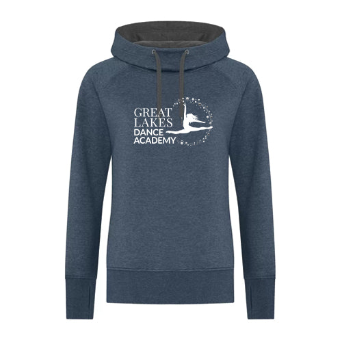 Great Lakes Dance Ladies' EsActive Vintage Hooded Sweatshirt
