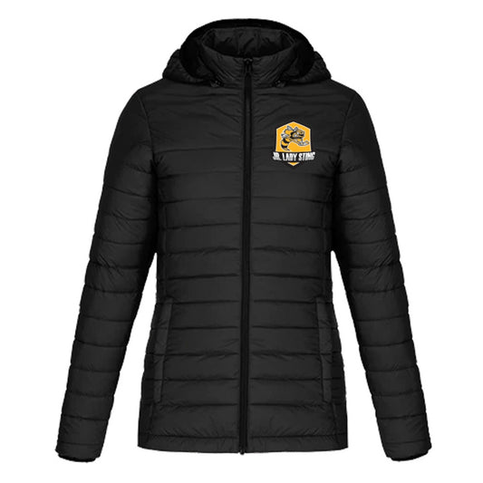 Jr Lady Sting Ladies' Puffy Jacket w/ Detachable Hood