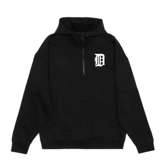 Dresden Minor Baseball Adult Drop Shoulder 1/2 Zip Hoodie