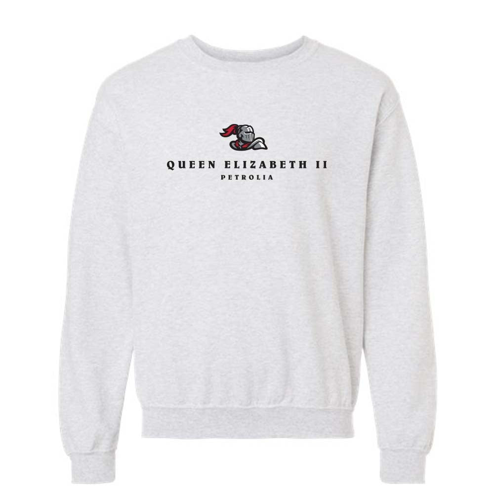 Queen Elizabeth II Petrolia Adult Crewneck Sweatshirt