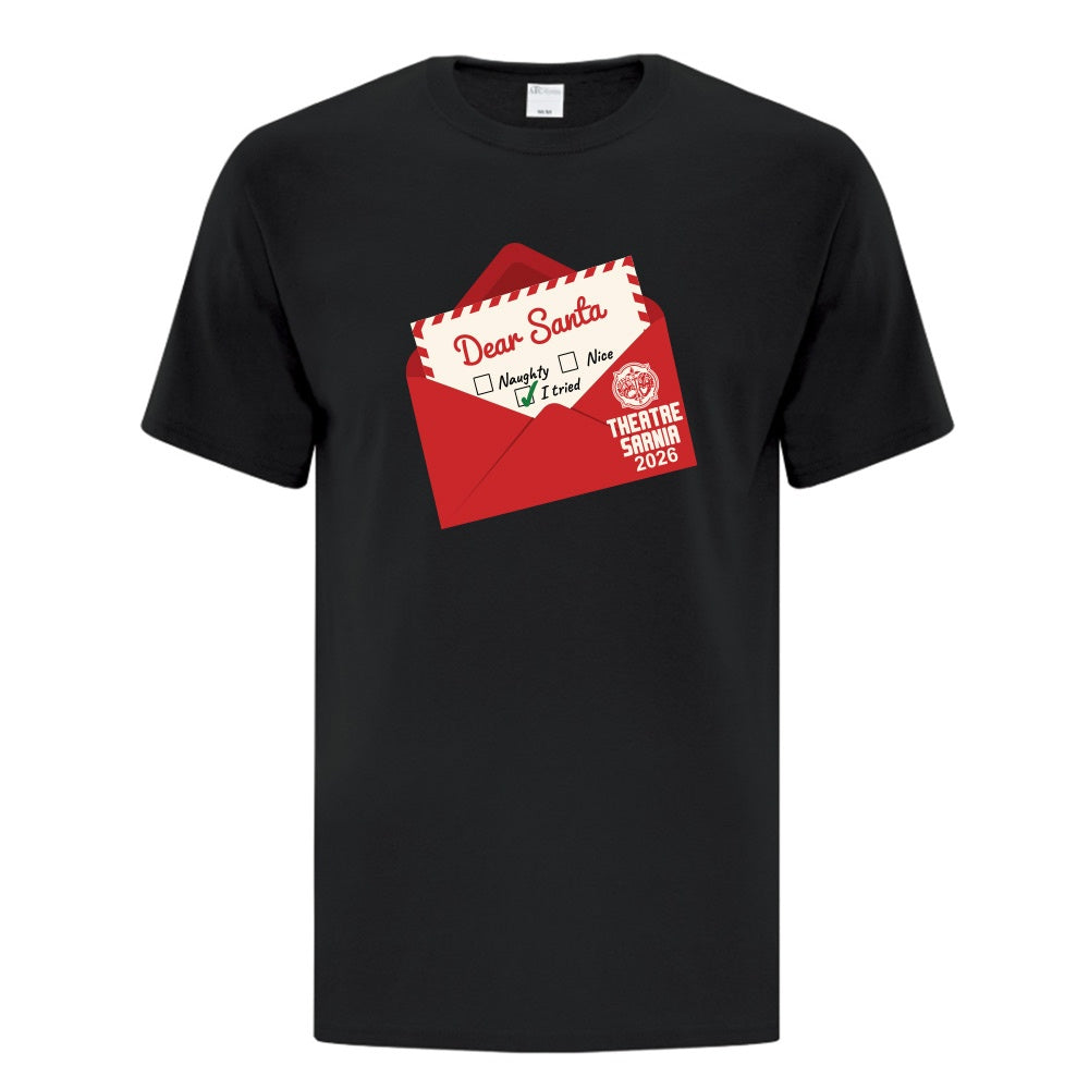 Dear Santa Adult Cotton T-Shirt