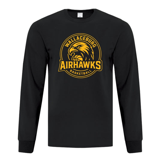 Wallaceburg Airhawks Youth Everyday Cotton Long Sleeve T-Shirt