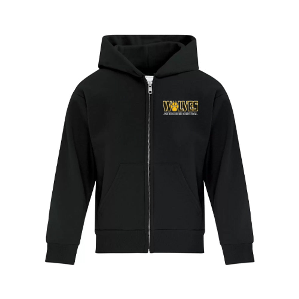 Aberarder Youth Everyday Fleece Full Zip Hooded Sweatshirt