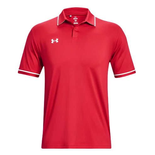 UNDER ARMOUR MENS TIPPED TEAMS PERFORMANCE POLO