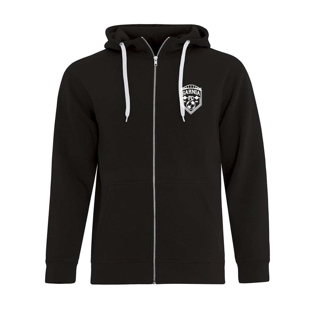 Sarnia FC Adult Full Zip Hooded Sweatshirt