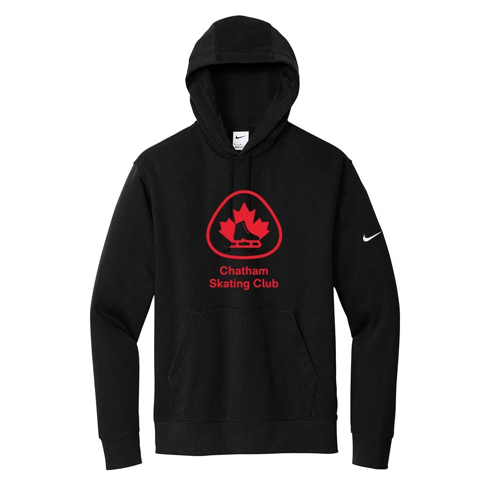 Chatham Skating Club Nike Club Fleece Sleeve Swoosh Pullover Hoodie