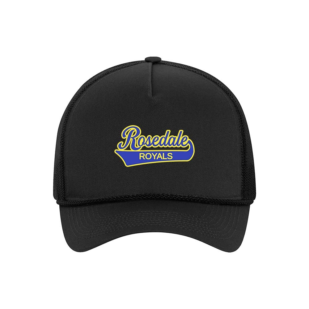 Rosedale Cotton Twill 5-Panel Trucker Rope Cap