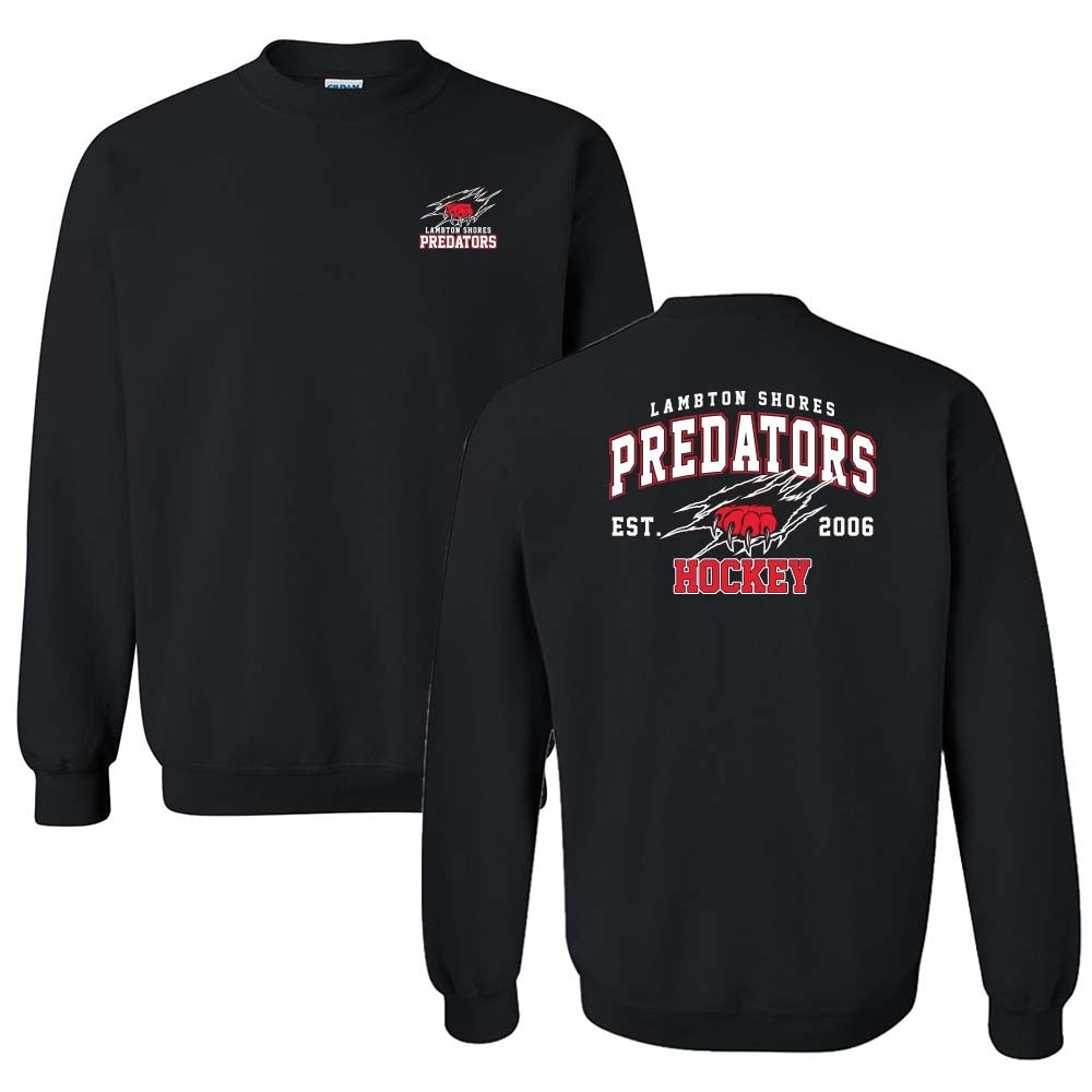 Lambton Shores Predators Adult Heavy Blend Crewneck Sweatshirt