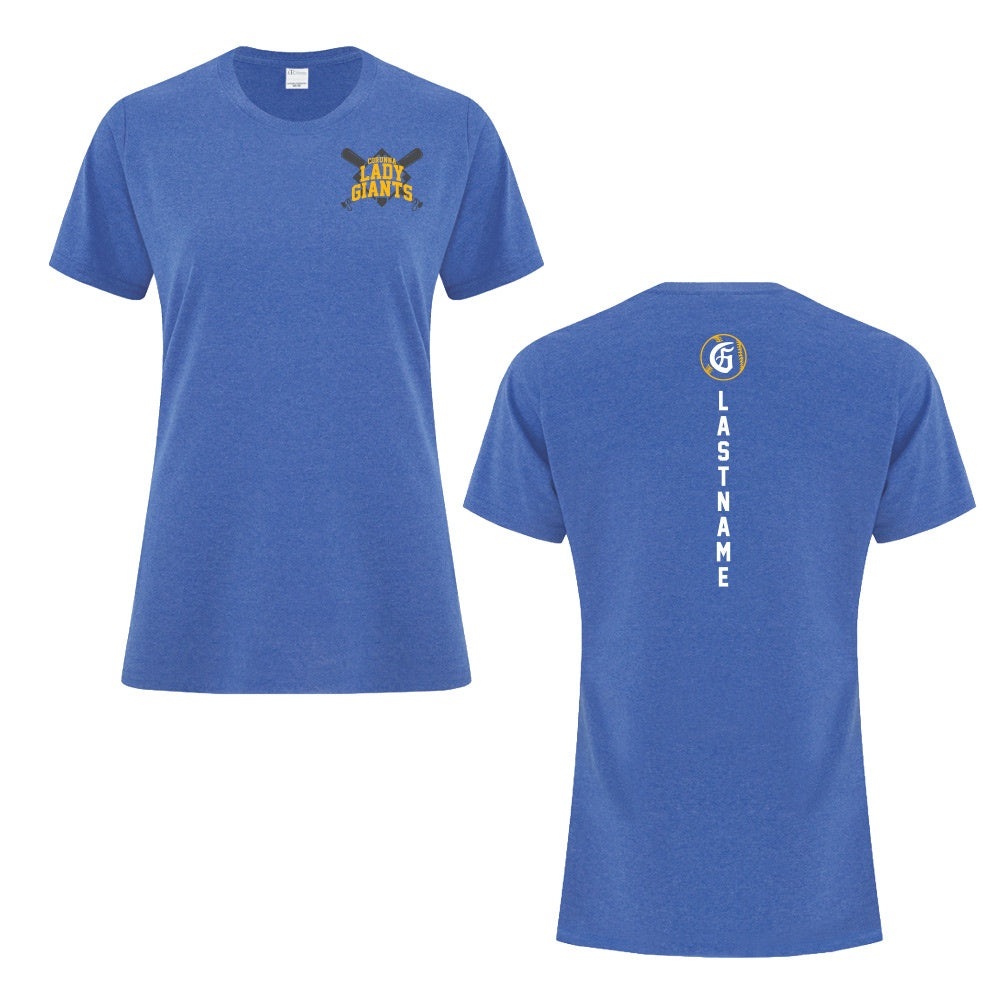 Corunna Lady Giants Ladies' Cotton T-Shirt