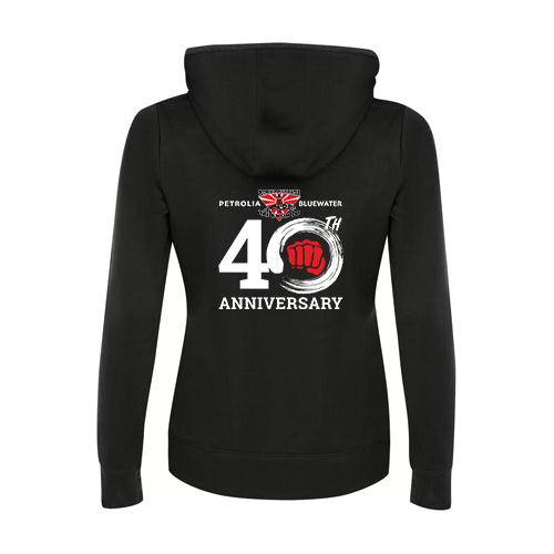 Petrolia Bluewater Tae Kwon Do Anniversary Ladies' Game Day Fleece Hooded Sweatshirt