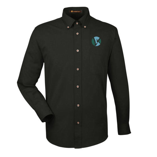 LKDSB Adult Harriton Easy Blend™ Long-Sleeve Twill Shirt