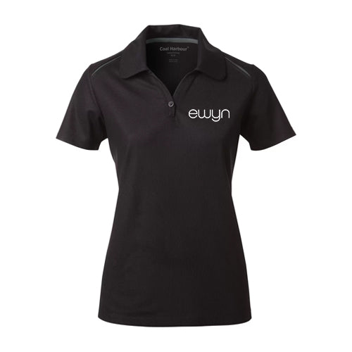 Ewyn Ladies' Coal Harbour Snag Resistant Contrast Inset Polo