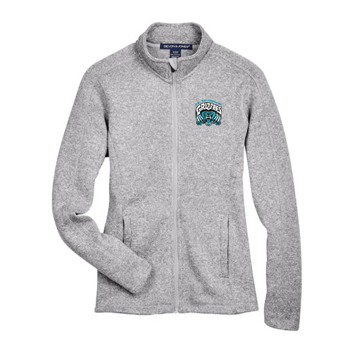 PE McGibbon Staff Ladies' Devon & Jones Bristol Full-Zip Sweater Fleece Jacket