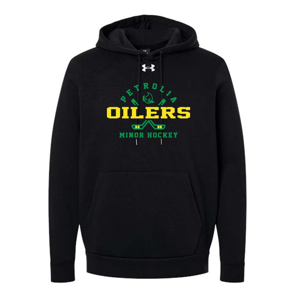 Petrolia Minor Hockey Adult Under Armour Team Icon Fleece Hooded Sweatshirt