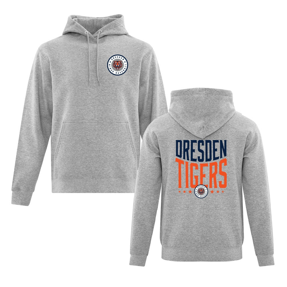 Dresden Minor Baseball Adult Fleece Hooded Sweatshirt
