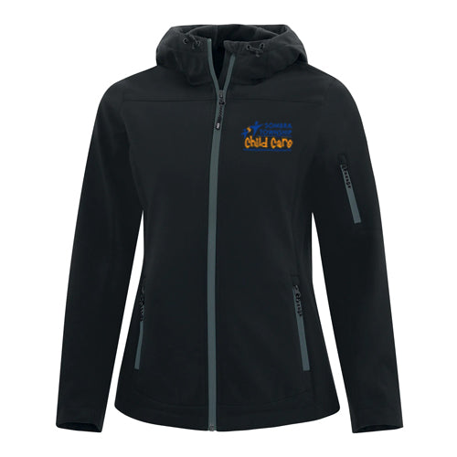 Sombra Township Ladies' Hooded Water Repellent Stretch Soft Shell Jacket
