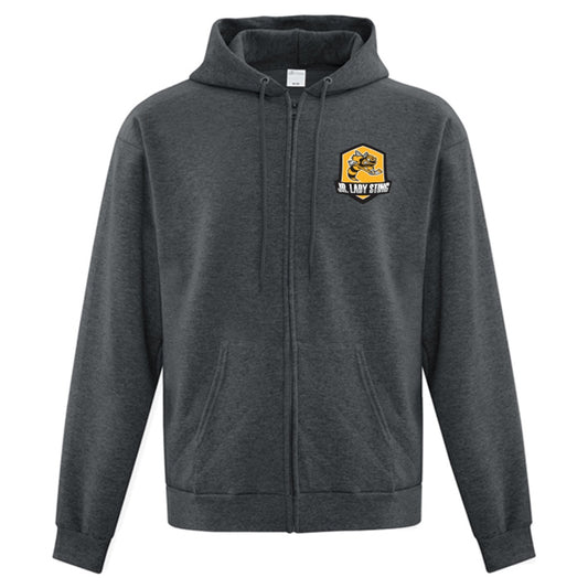 Jr Lady Sting Adult Everyday Fleece Full Zip Hooded Sweatshirt
