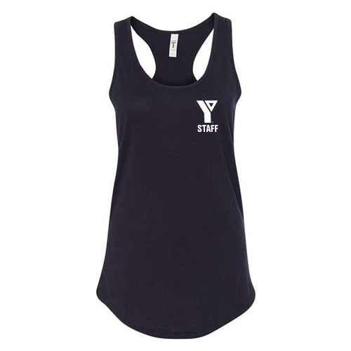 YMCA Staff Ladies' Next Level Ideal Racerback T-Shirt