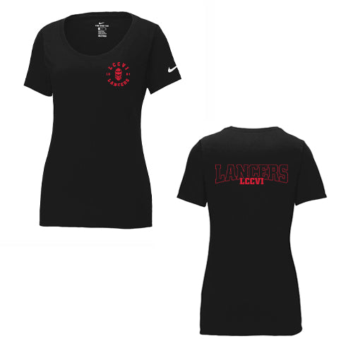 LCCVI Ladies' Nike Dri-FIT Cotton/Poly Scoop Neck Tee