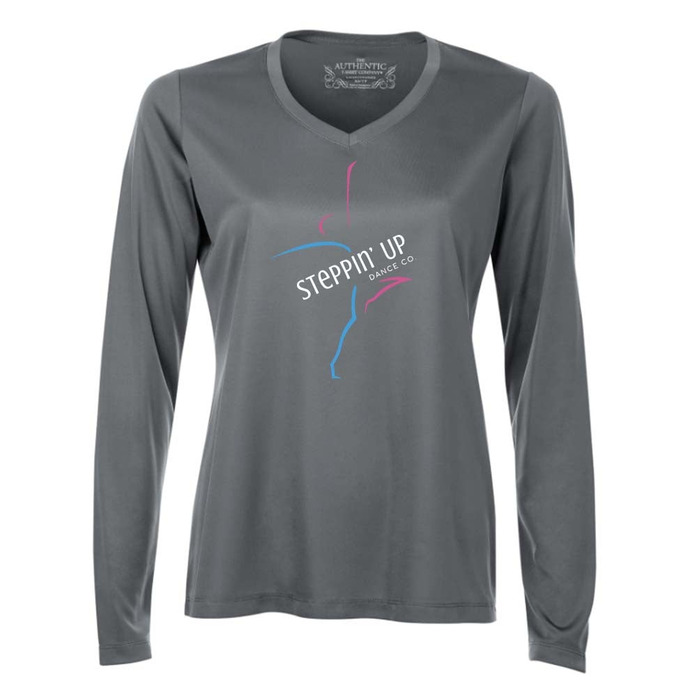Steppin' Up Dance Ladies' Pro Team Long Sleeve V-Neck