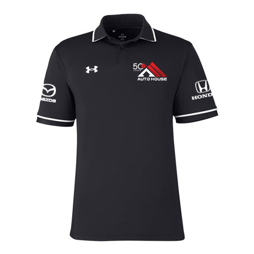 Auto House Honda/Mazda Adult Under Armour Tipped Teams Performance Polo