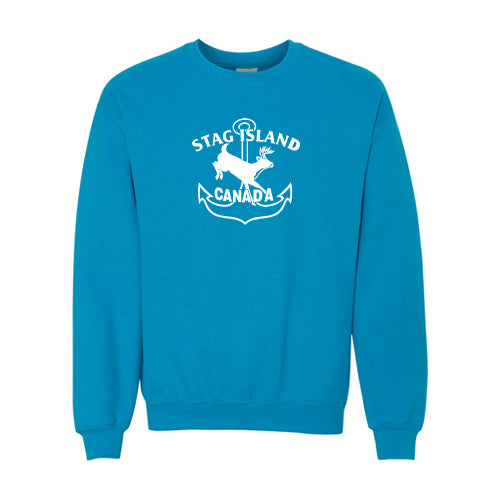 Stag Island Adult Crewneck Sweatshirt
