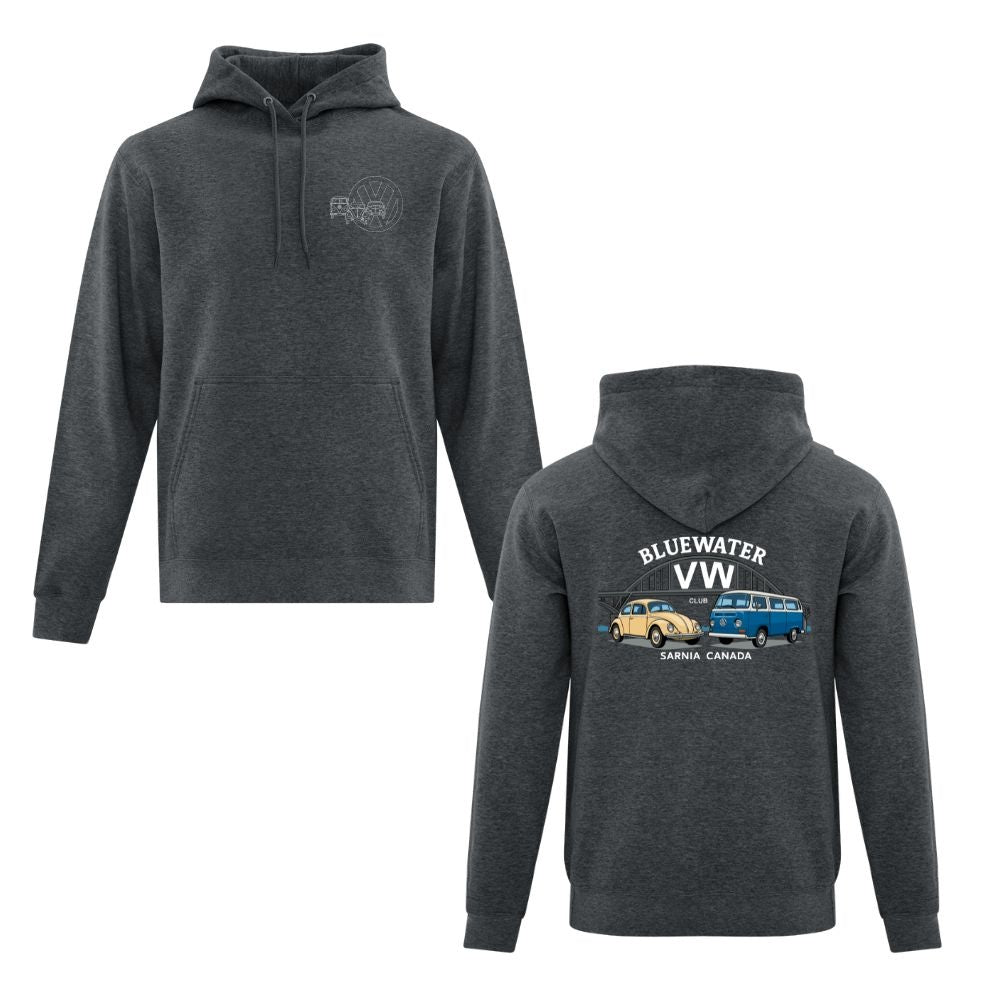 Bluewater Volkswagen Club Adult Fleece Hooded Sweatshirt