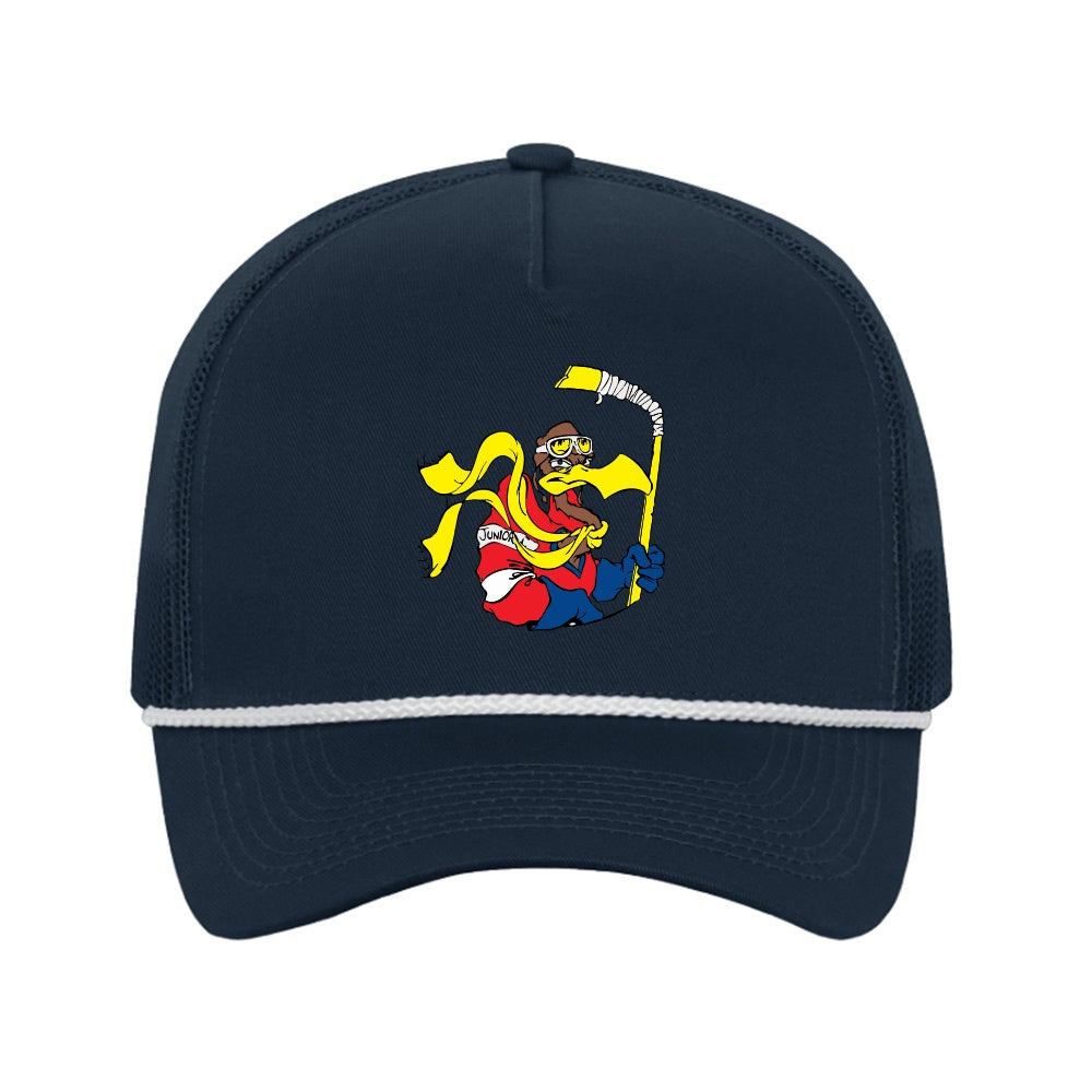 Petrolia Flyers Cotton Twill 5-Panel Trucker Rope Cap