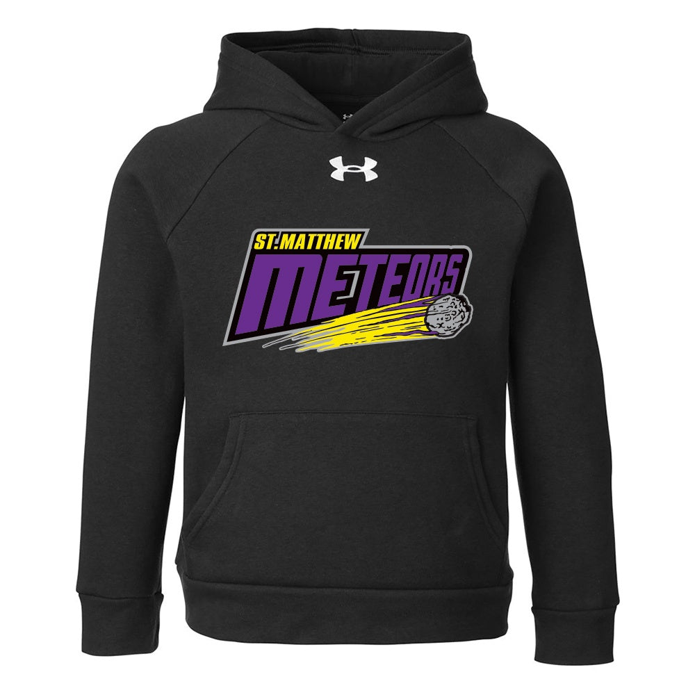 St Matthew Youth Under Armour Rival Fleece Hooded Sweatshirt