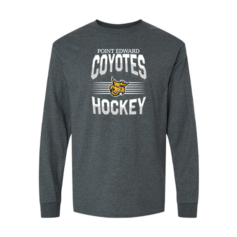 Point Edward Coyotes Youth Cotton Long Sleeve