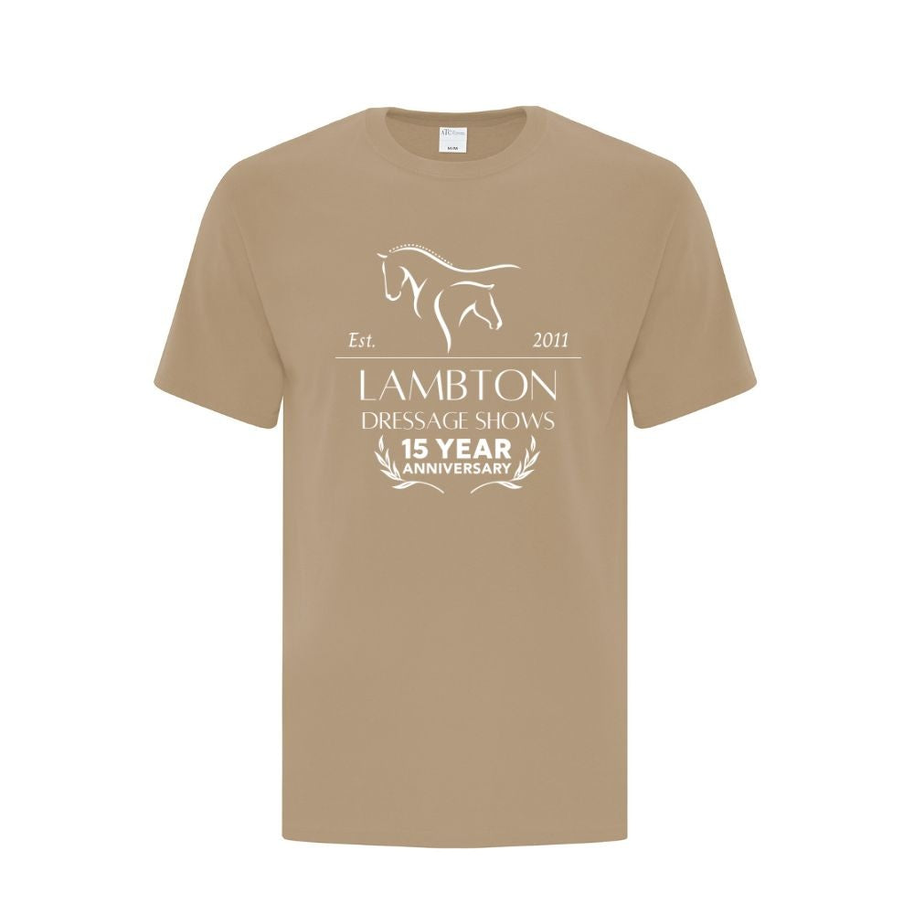 Lambton Dressage Shows Adult Cotton T-Shirt