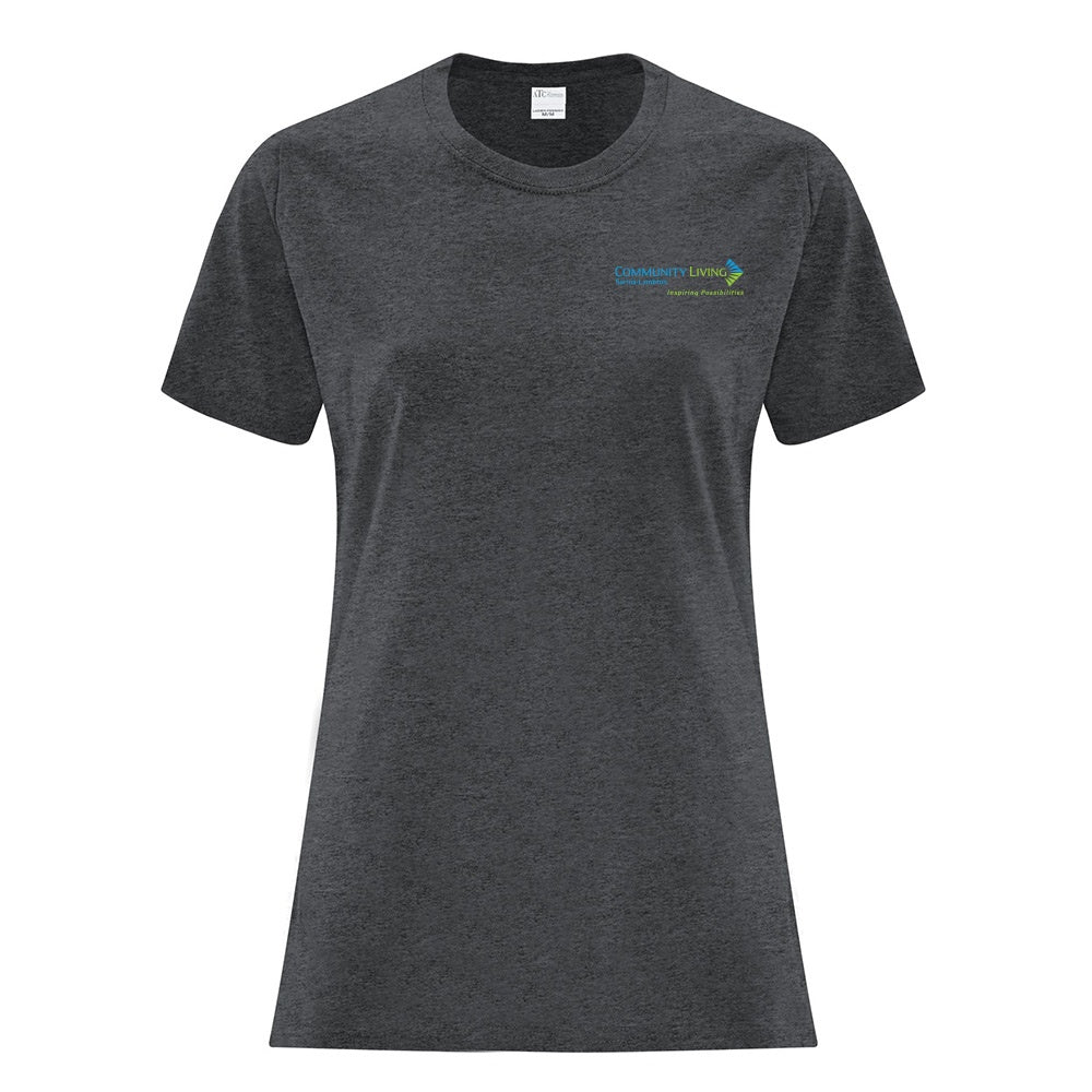Community Living Sarnia-Lambton Ladies' Cotton T-Shirt