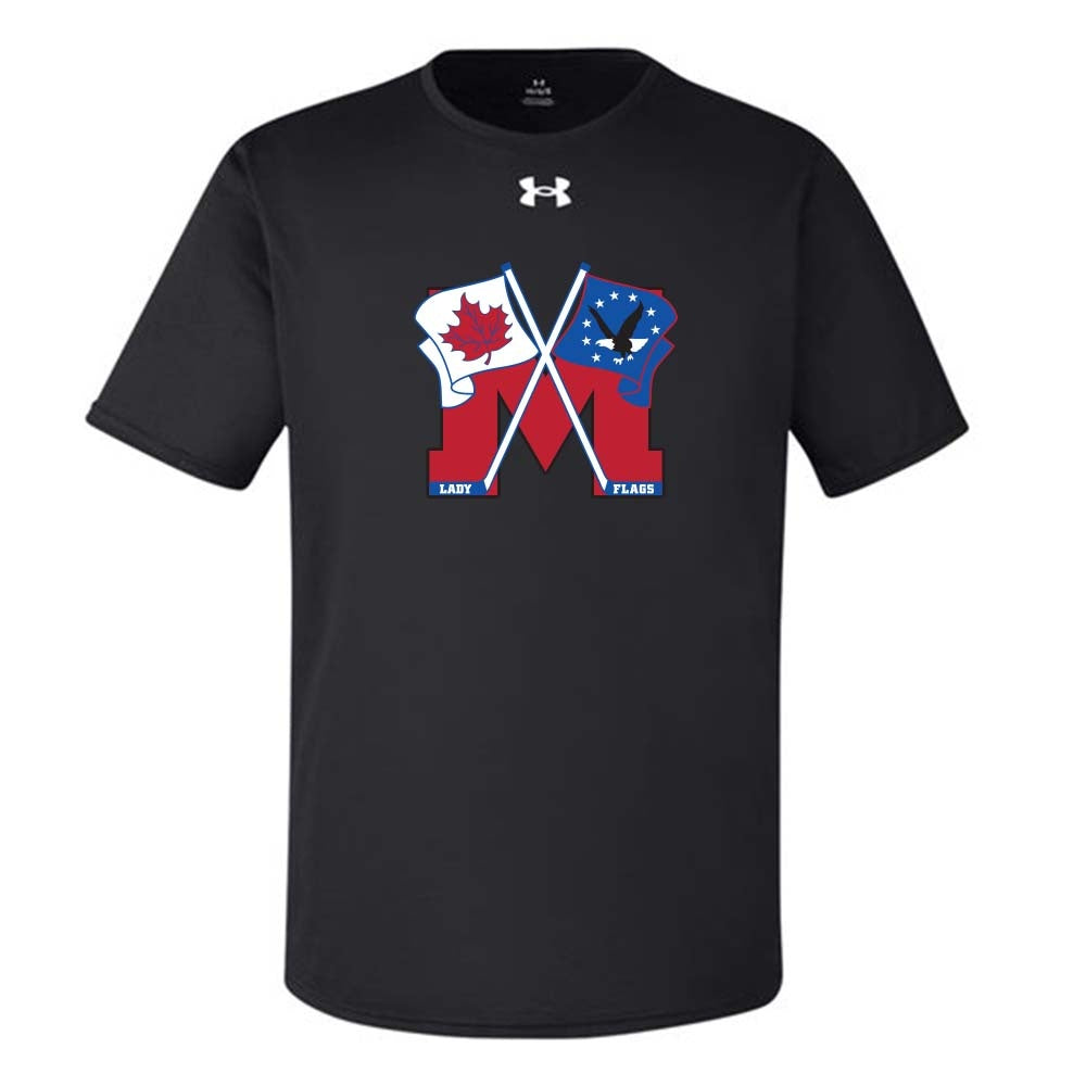 Mooretown Lady Flags Youth Under Armour Tech Team T-Shirt