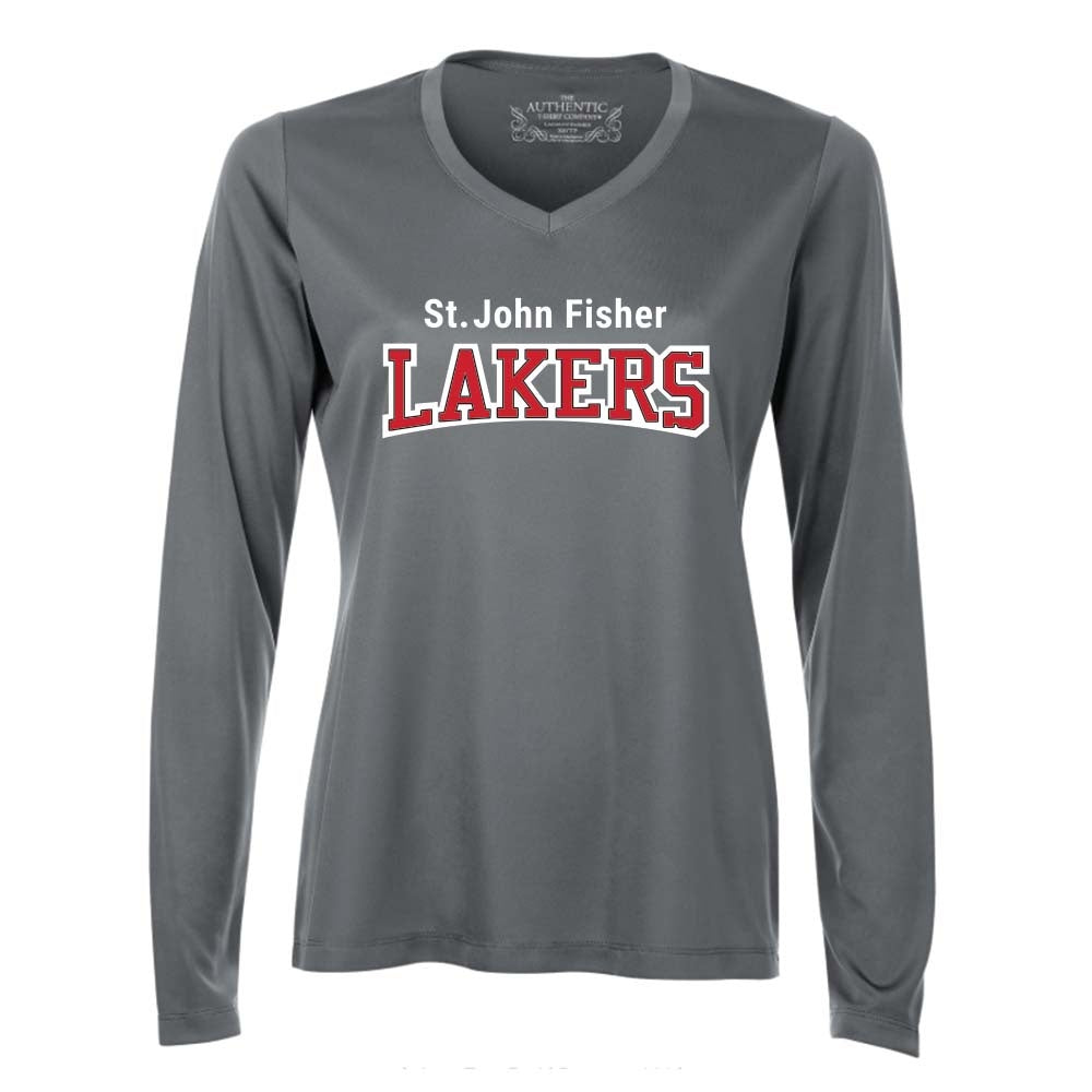 St. John Fisher Ladies' Pro Team Long Sleeve V-Neck