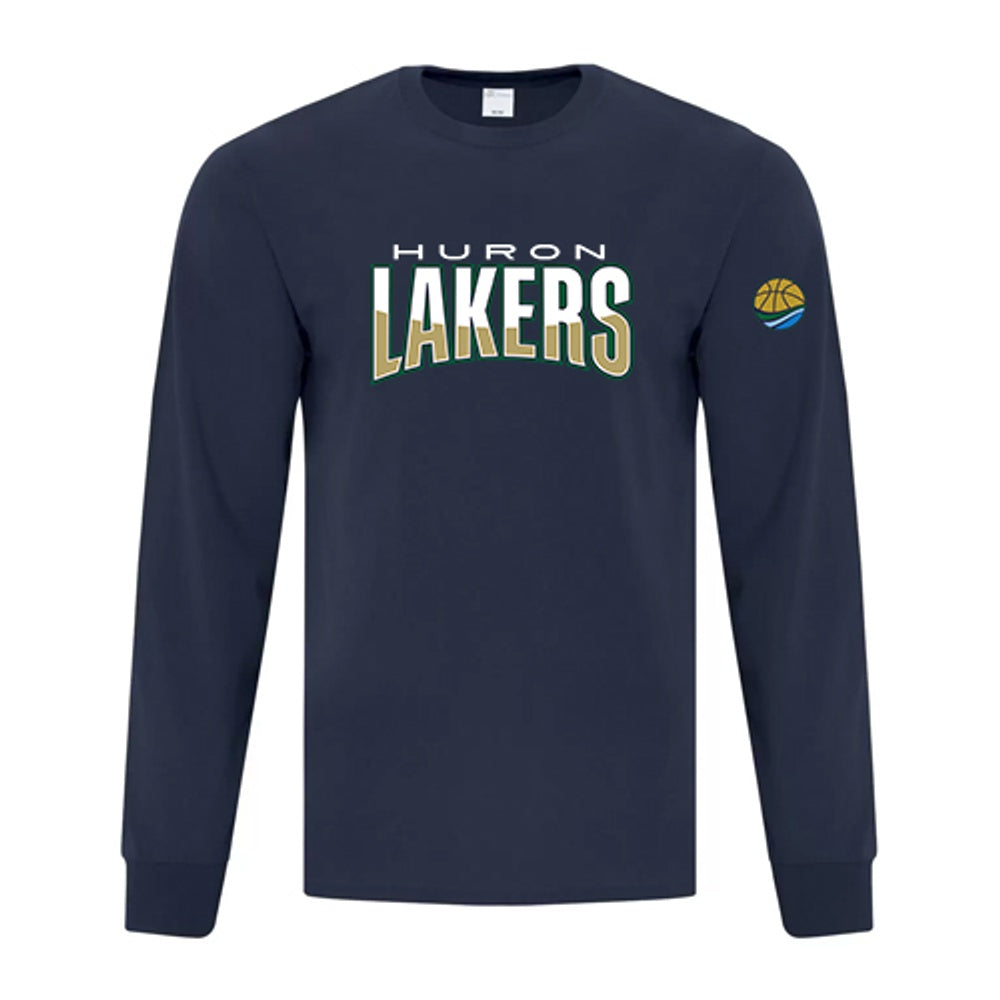 Huron Lakers Youth Everday Cotton Long Sleeve T-Shirt