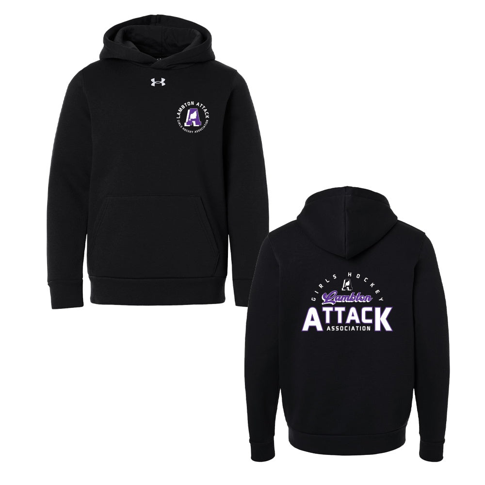 Lambton Attack Youth Under Armour Team Icon Fleece Hooded Sweatshirt