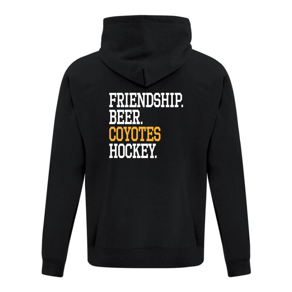 Point Edward Coyotes Youth Fleece Hooded Sweatshirt