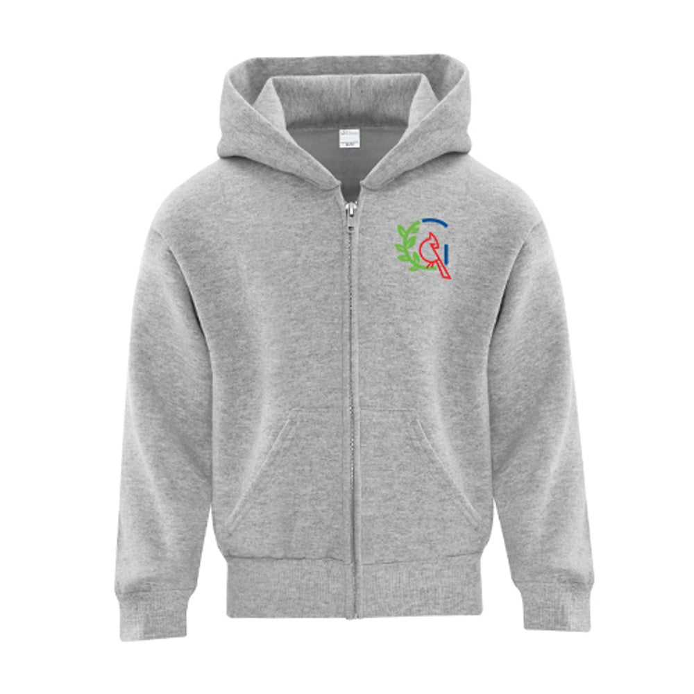 GMAN Cares Foundation Youth Everyday Fleece Full Zip Hooded Sweatshirt