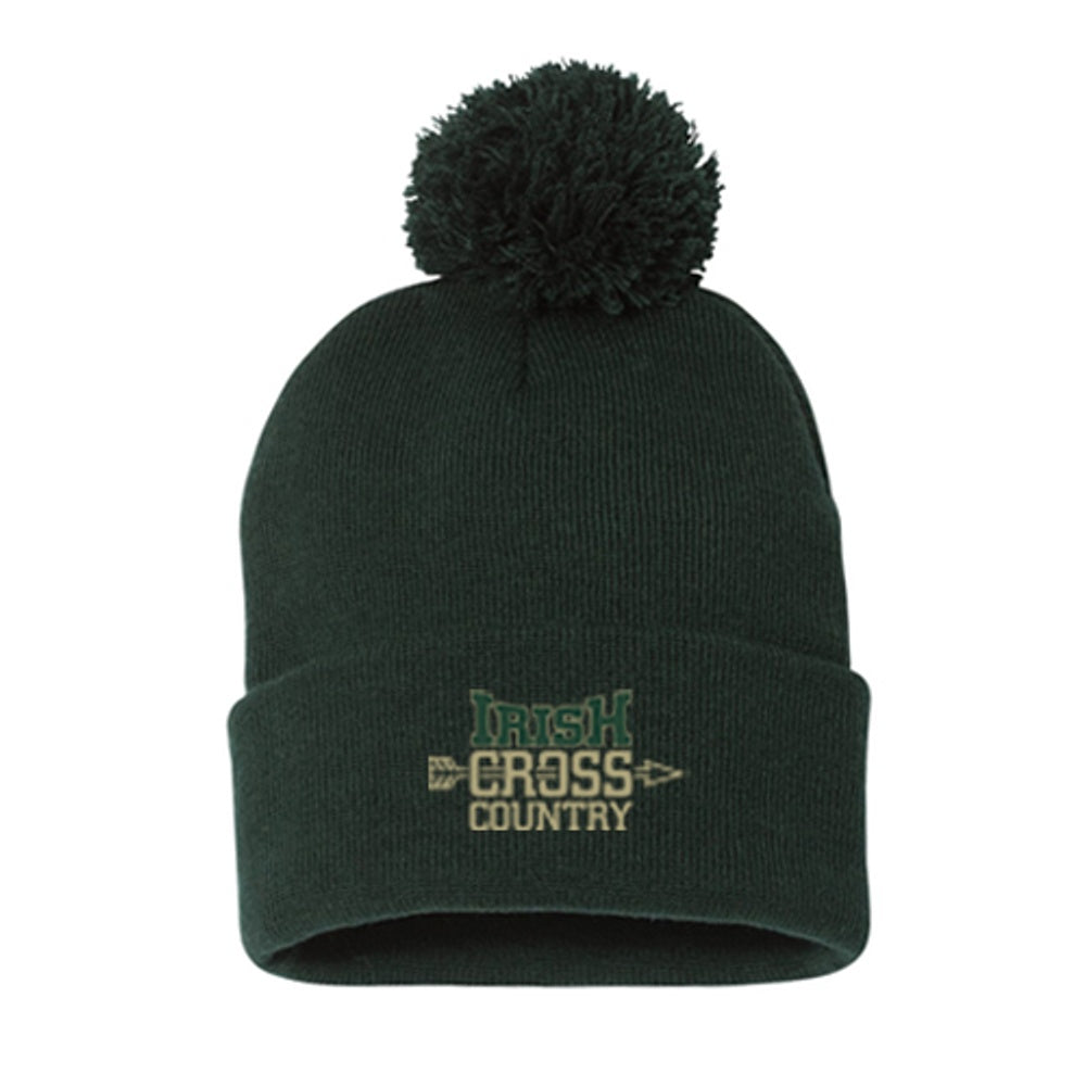 St. Pats XC Pom-Pom Cuffed Beanie