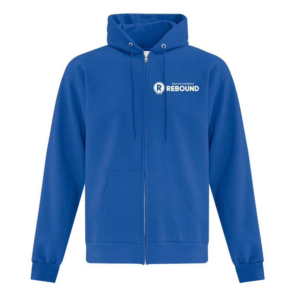 Sarnia-Lambton Rebound Adult Fleece Full Zip Hooded Sweatshirt