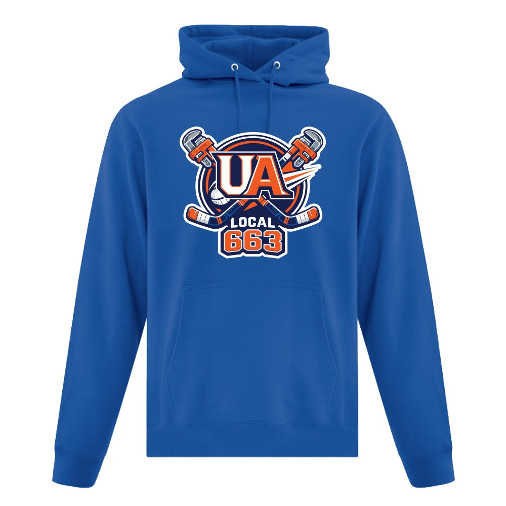 Local 663 Hockey Adult Fleece Hooded Sweatshirt