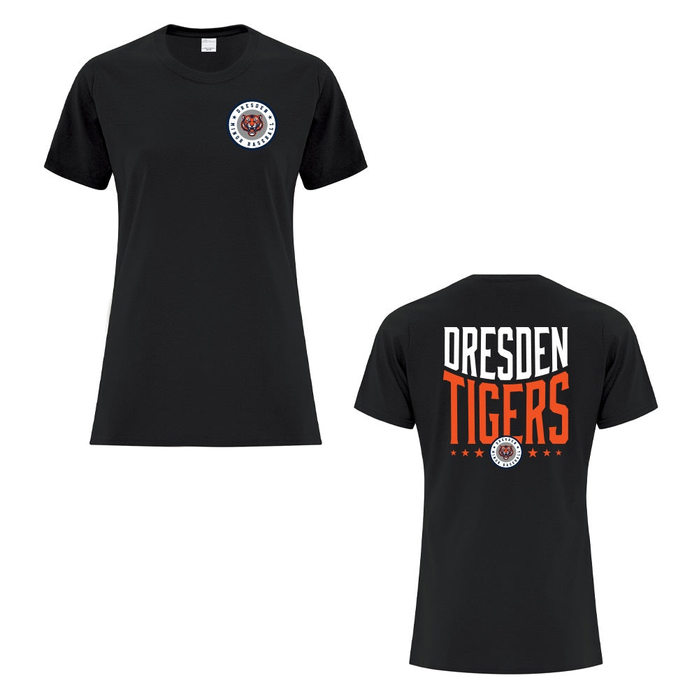 Dresden Minor Baseball Ladies' Cotton T-Shirt