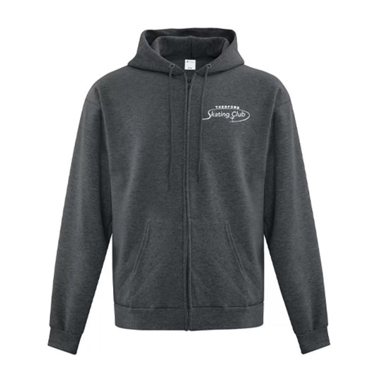 Thedford Skating Club Adult Everyday Fleece Full Zip Hooded Sweatshirt