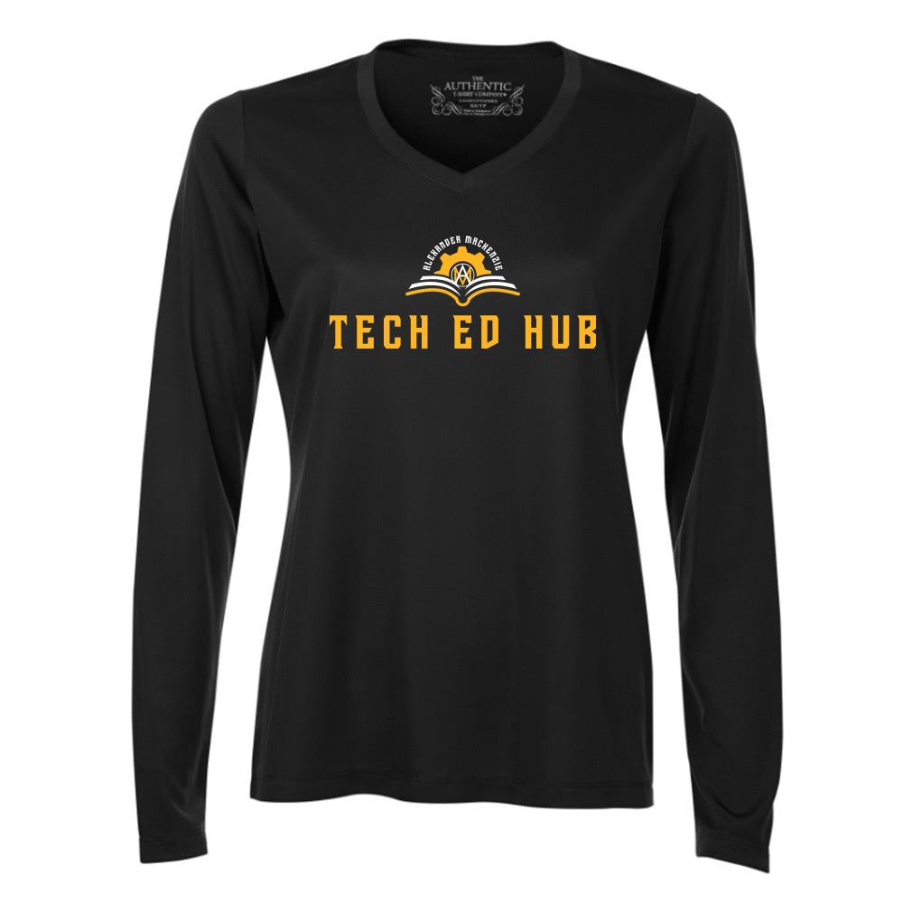 Technological Education Hub Ladies' Pro Team Long Sleeve V-Neck