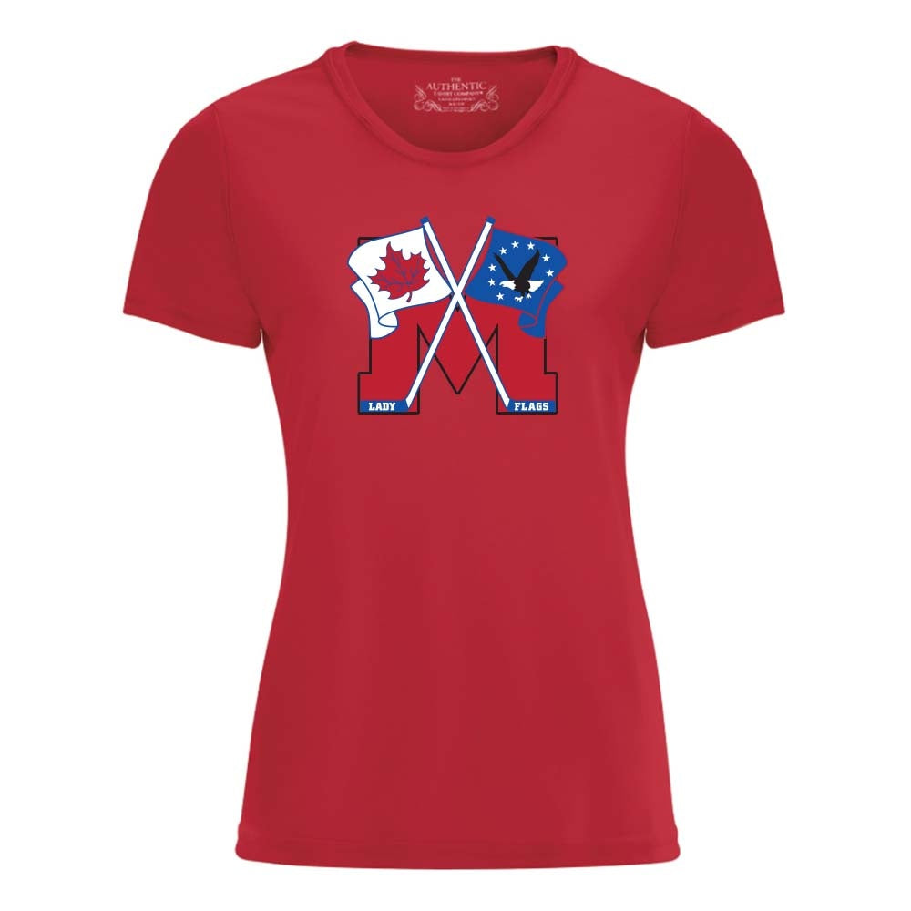 Mooretown Lady Flags Ladies' Pro Team T-Shirt