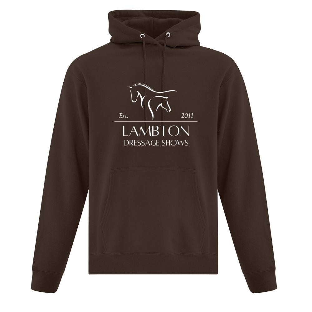 Lambton Dressage Shows Adult Fleece Hooded Sweatshirt