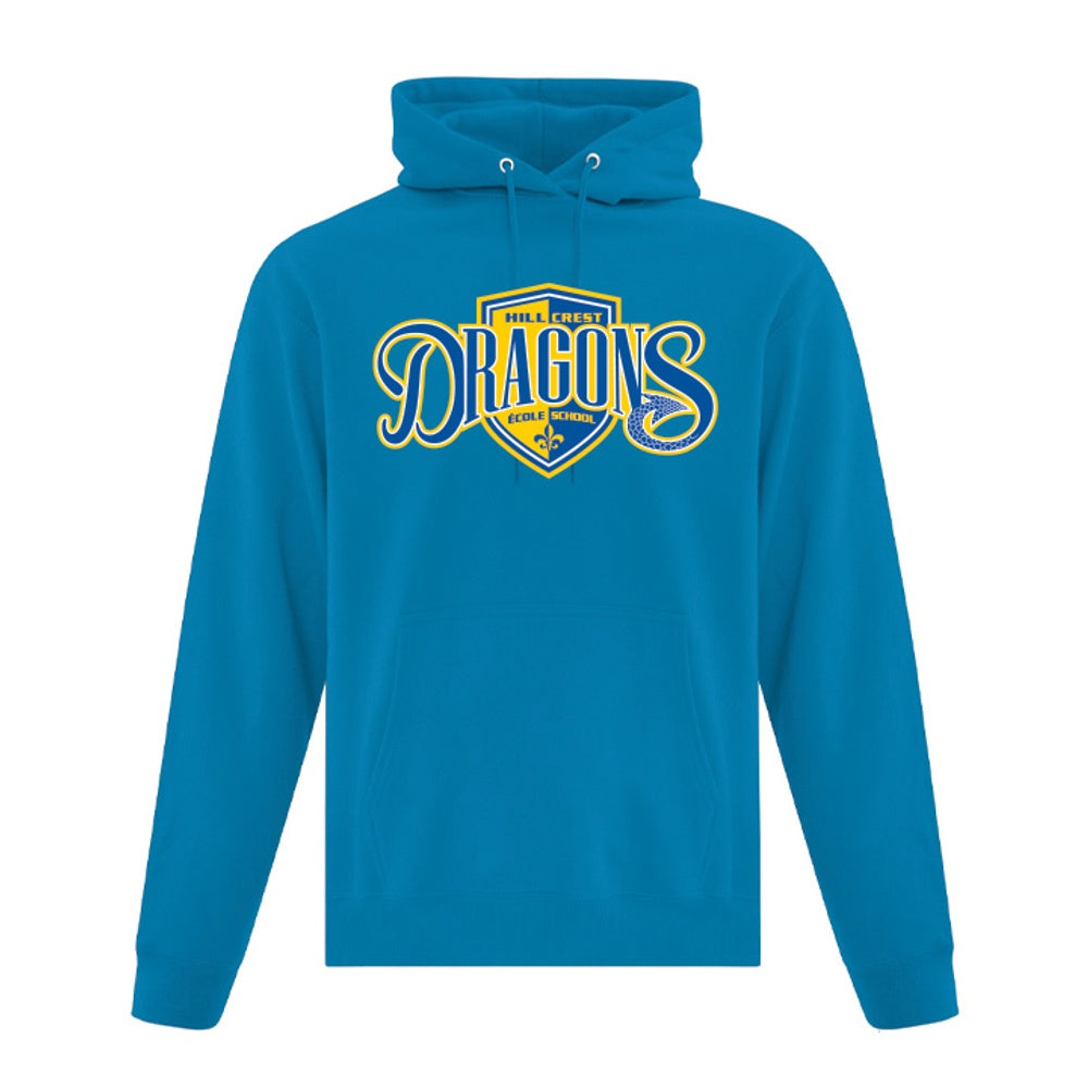 Hillcrest Adult House Colours Fleece Hooded Sweatshirt