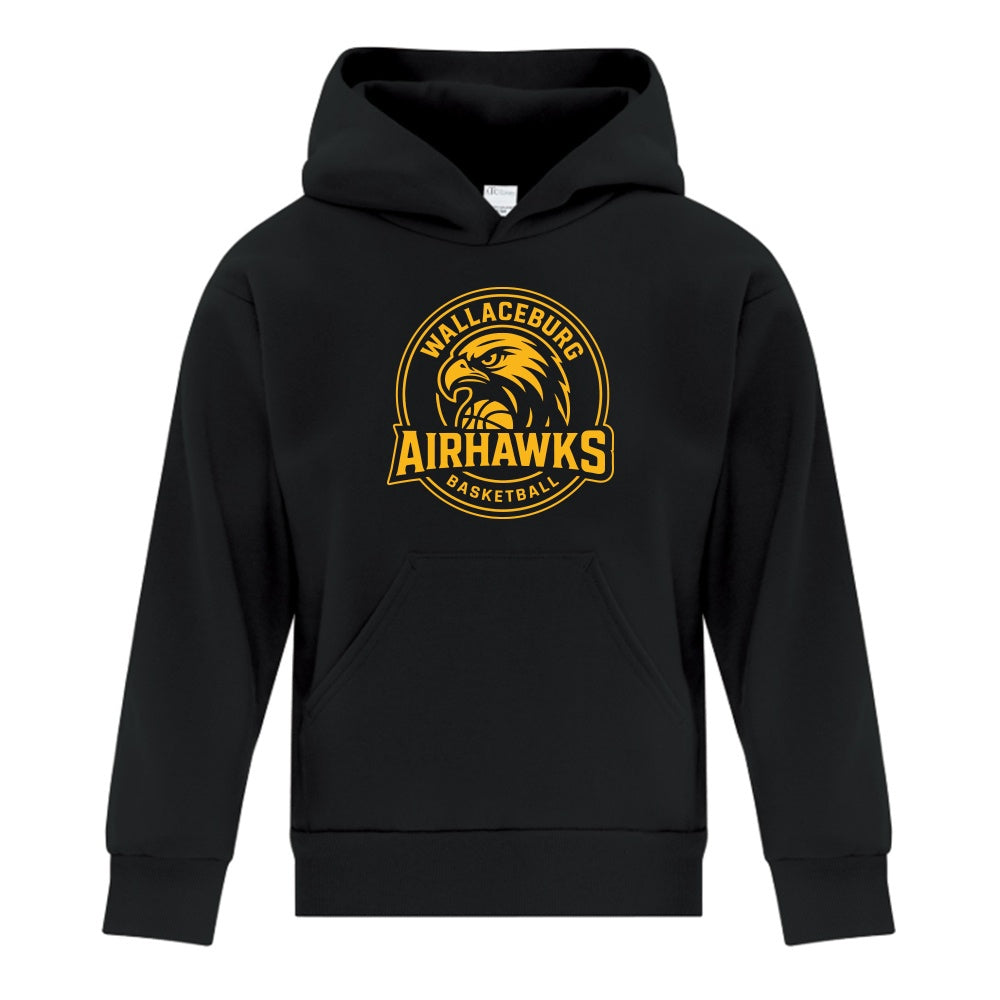Wallaceburg Airhawks Youth Everyday Fleece Hooded Sweatshirt