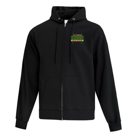 St Pats Slo-Pitch Adult Everyday Fleece Full Zip Hooded Sweatshirt