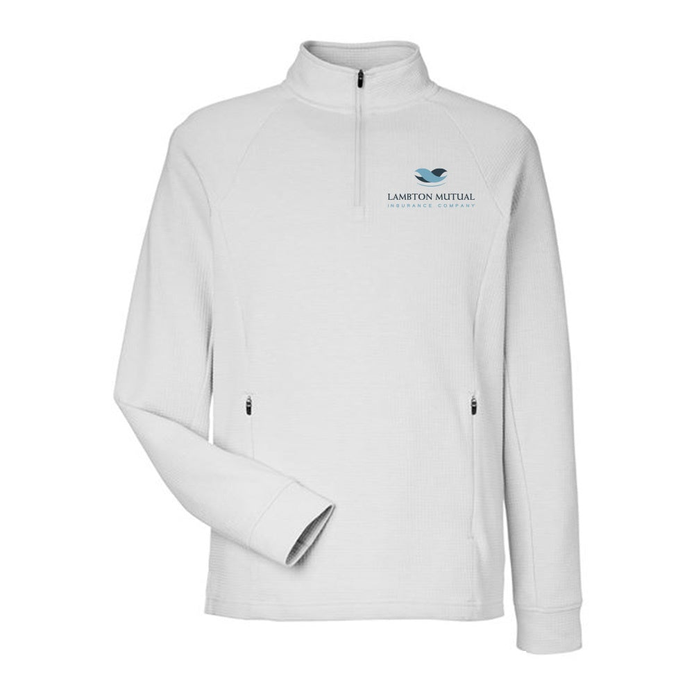 Lambton Mutual Insurance Adult Rhythm Waffle 1/4 Zip Pullover